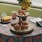 Vintiquewise Two Tier Natural Wood Color Tree Bark Server Tray with Rustic Appeal, Two Sizes Trays QI004381 - alternate 2